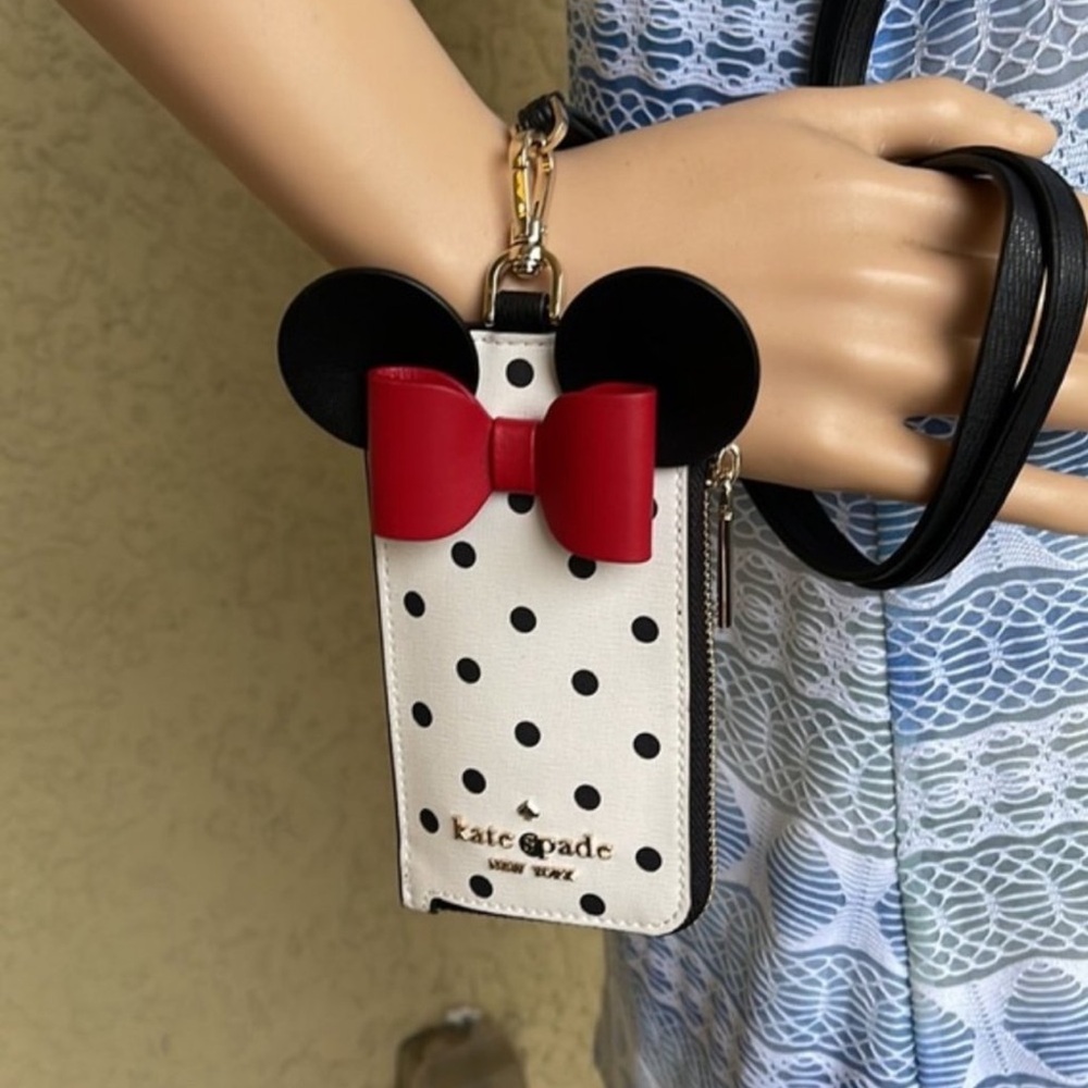 Kate Spade Disney X Kate Spade New York Other Minnie Mouse Lanyard White Multi - Picture 11 of 11